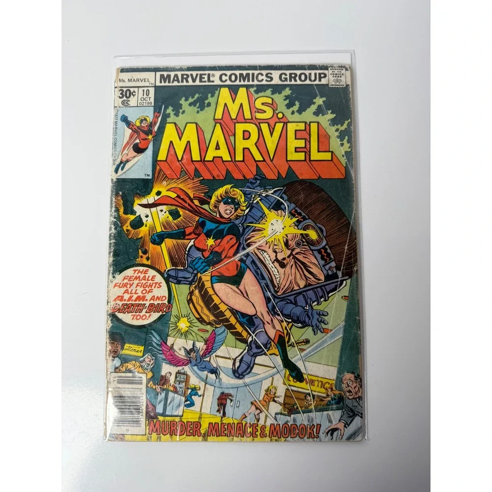 Ms Marvel 10 Oct 1977 Marvel Comics 1st Deathbird Carol Danvers MODOK Bronze Age